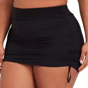 NEW Torrid Black Drawstring Side High Waist Board Skirt size 1X
